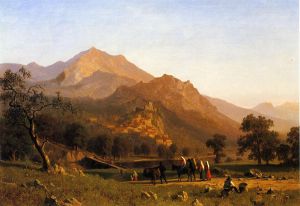 Rocca de Secca -  Albert Bierstadt Oil Painting