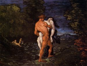 The Abduction -   Paul Cezanne oil painting