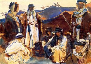 Bedouin Camp -   John Singer Sargent oil painting