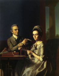 Mr. and Mrs Thomas Mifflin (Sarah Morris) - John Singleton Copley Oil Painting