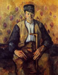 Seated Peasant -   Paul Cezanne Oil Painting