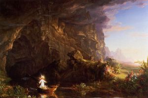 The Voyage of Life: Childhood -   Thomas Cole Oil Painting