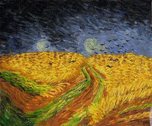 Wheat Field With Crows III -   Vincent Van Gogh Oil Painting