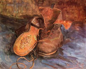 A Pair of Shoes V - Vincent Van Gogh Oil Painting