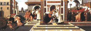 Last Miracle and the Death of St Zenobius - Sandro Botticelli oil painting