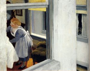 Apartment Houses -  Edward Hopper Oil Painting