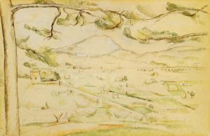 The Arc Valley -  Paul Cezanne Oil Painting