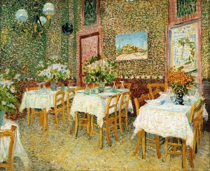 Interior of a Restaurant -   Vincent Van Gogh Oil Painting