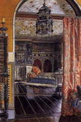 The Drawing Room at Townshend House - Sir Lawrence Alma-Tadema Oil Painting