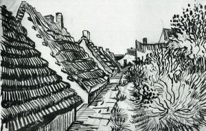 Street in Sainte-Maries - Vincent Van Gogh Oil Painting