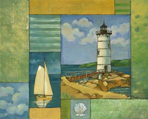 Lighthouse 1 - Oil Painting Reproduction On Canvas