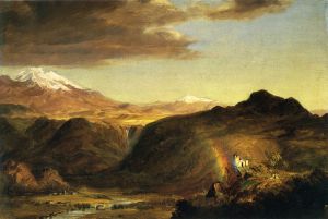 South American Landscape IV -  Frederic Edwin Church Oil Painting