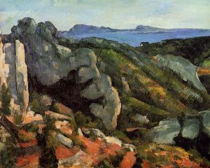 Rocks at L\'Estaque -  Paul Cezanne Oil Painting