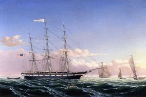 Whaleship \'Jireh Swift\' of New Bedford -  William Bradford Oil Painting