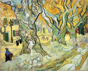 Large Plane Trees -   Vincent Van Gogh Oil Painting