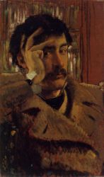 Self Portrait V - James Tissot oil painting