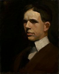 Self Portrait of Edward Hopper - Edward Hopper Oil Painting