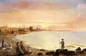 Sunrise at Saint Malo -   Conrad Wise Chapman Oil Painting