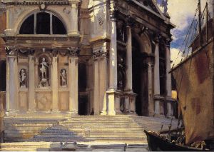 Santa Maria della Salute 2 - John Singer Sargent Oil Painting