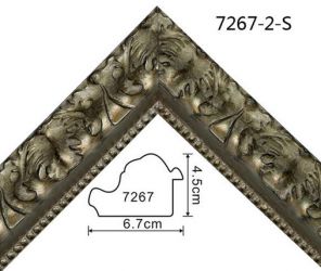 Embossed frame 7267-2-S