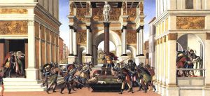 The Story of Lucretia -  Sandro Botticelli oil painting