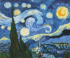 Starry Night IV -   Vincent Van Gogh Oil Painting