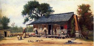 Cabin -   William Aiken Walker  Oil Painting