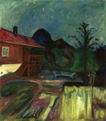Summer Night, Asgardstrand - Edvard Munch Oil Painting