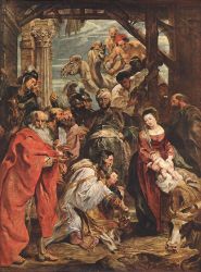 The Adoration of the Magi -   Peter Paul Rubens Oil Painting