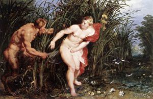 Pan and Syrinx -   Peter Paul Rubens oil painting