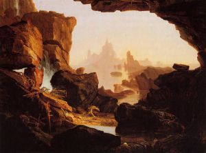 The Subsiding Waters of the Deluge -   Thomas Cole Oil Painting