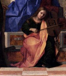 San Zaccaria Altarpiece (detail) III -    Giovanni Bellini Oil Painting