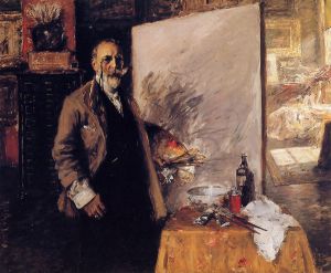 Self Portrait -  William Merritt Chase Oil Painting