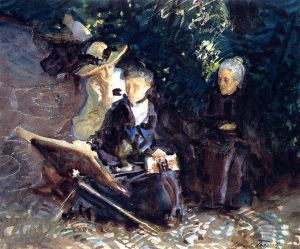 In the Generalife, Granada - John Singer Sargent oil painting