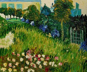 The Garden of Daubigny -  Vincent Van Gogh Oil Painting