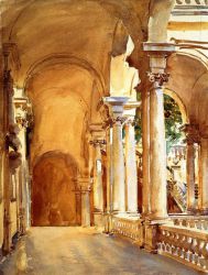 Genoa, the University - John Singer Sargent Oil Painting