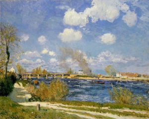 Bougival - Oil Painting Reproduction On Canvas