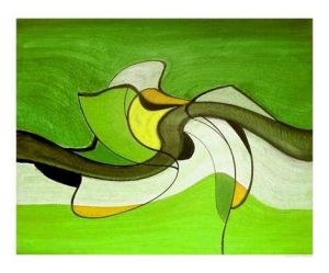 Modern Abstract 2 - Oil Painting Reproduction On Canvas