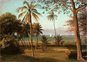 Florida Scene - Albert Bierstadt Oil Painting