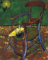 Gauguin\'s Chair -   Vincent Van Gogh Oil Painting