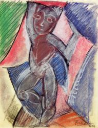 Nude Young Boy -  Pablo Picasso Oil Painting