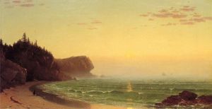 Seascape: Sunset - Alfred Thompson Bricher Oil Painting
