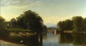 Saco River, New Hampshire - Alfred Thompson Bricher Oil Painting