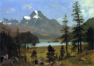 Long's Peak, Estes Park, Colorado II - Albert Bierstadt Oil Painting