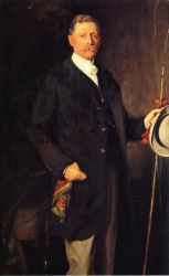 Captain John Spicer -   John Singer Sargent Oil Painting