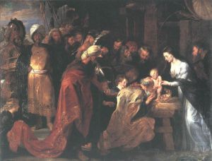 Adoration of the Magi 2 - Peter Paul Rubens oil painting