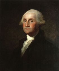 George Washington -   Gilbert Stuart Oil Painting