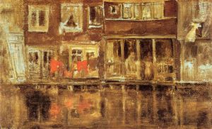 The Canal, Amsterdam - Oil Painting Reproduction On Canvas