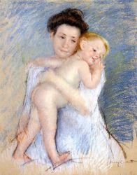 Maternal Tenderness -   Mary Cassatt oil painting,