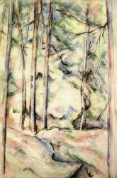In the Woods IV -   Paul Cezanne Oil Painting